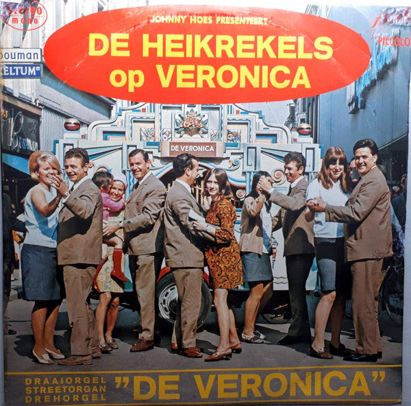 Draaiorgel "De Veronica" - de Heikrekels Op Veronica! (LP) Vinyl LP Vinyl Very Good (VG) <br> Hoes Good Plus (G+)