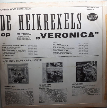 Draaiorgel "De Veronica" - de Heikrekels Op Veronica! (LP) Vinyl LP Vinyl Very Good (VG) <br> Hoes Good Plus (G+)