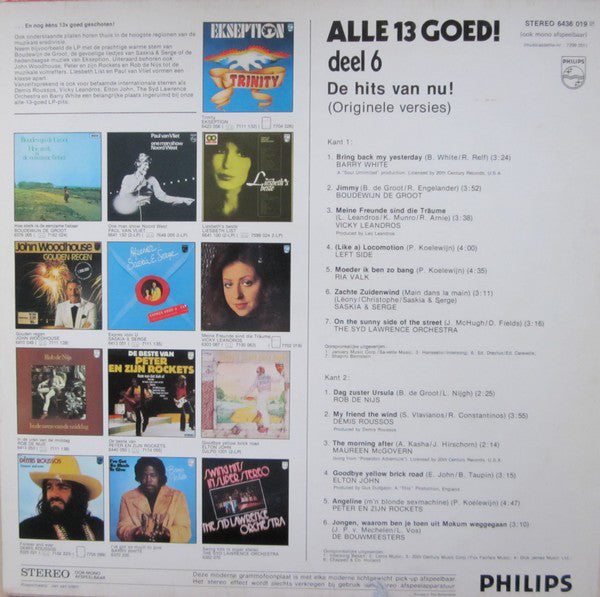 Various - Alle 13 Goed! Deel 6 (LP) 40411 Vinyl LP VINYLSINGELS.NL