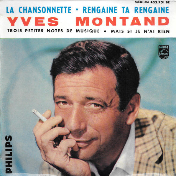 Yves Montand - La Chansonnette Vinyl Singles Vinyl (VG) <br> Hoes (G+)