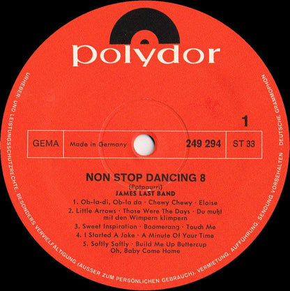 James Last - Non Stop Dancing 8 (LP) 49642 Vinyl LP Goede Staat