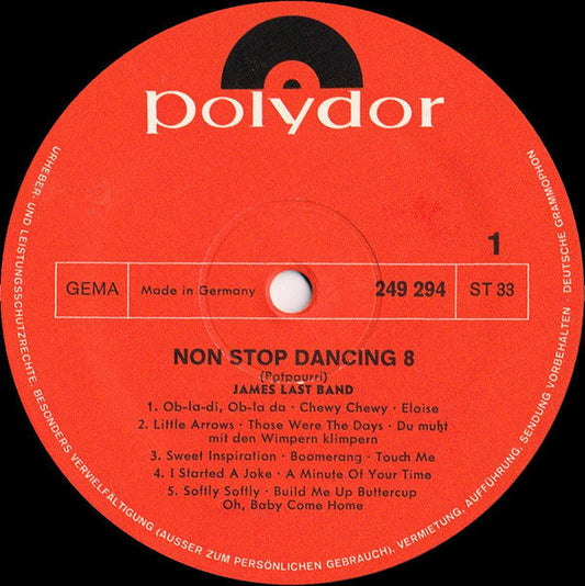 James Last - Non Stop Dancing 8 (LP) 50378