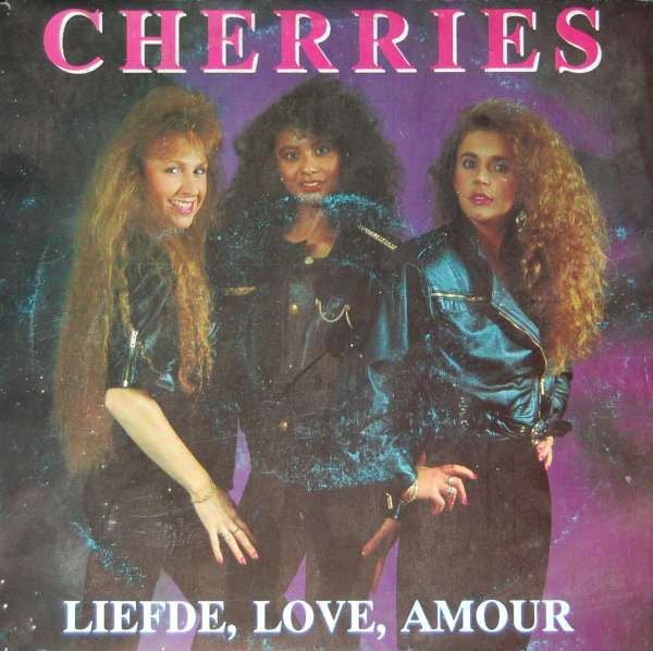 Cherries - Liefde, Love, Amour Vinyl Singles Vinyl Very Good (VG) <br> Hoes Good Plus (G+)