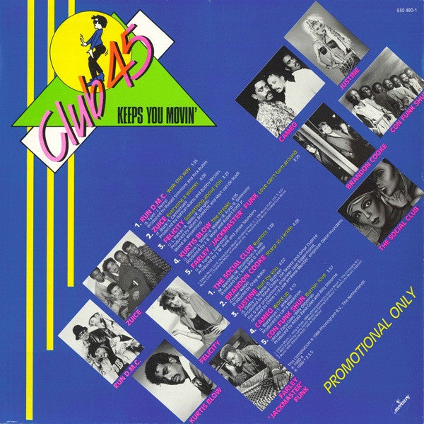 Various - Club ** (Keeps You Movin') (LP) Vinyl LP Vinyl Very Good (VG) <br> Hoes Good Plus (G+)