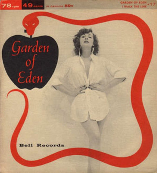 Artie Malvin / Michael Stewart - Garden Of Eden / I Walk The Line Vinyl Singles Vinyl Very Good (VG) <br> Hoes Good Plus (G+)