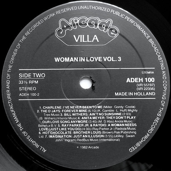 Various - Woman In Love Volume 3 (LP) 97-49773
