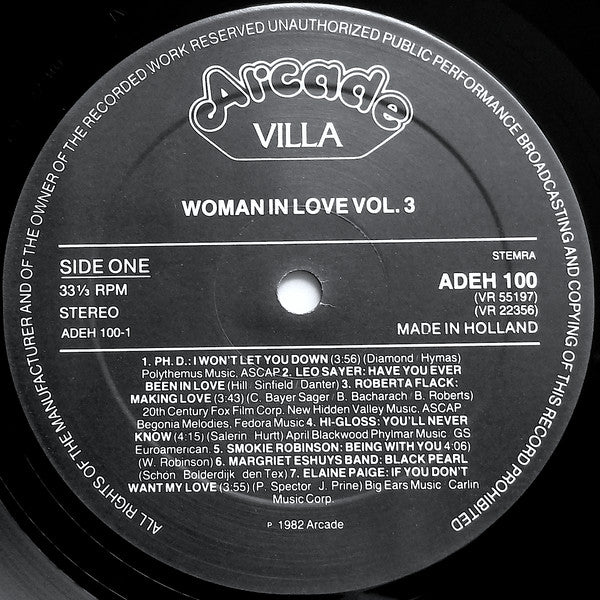 Various - Woman In Love Volume 3 (LP) 97-49773