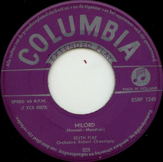 Edith Piaf - Milord