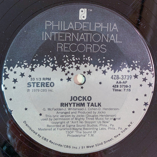 Jocko - Rhythm Talk (Maxi-Single) Maxi-Singles VINYLSINGLES.NL