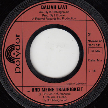 Daliah Lavi - Meine Art, Liebe Zu Zeigen Vinyl Singles