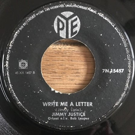 Jimmy Justice - Spanish Harlem Vinyl Singles Vinyl Very Good (VG) <br> Hoes Good Plus (G+)