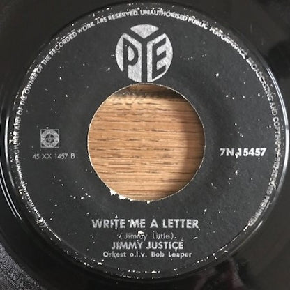 Jimmy Justice - Spanish Harlem Vinyl Singles Vinyl Very Good (VG) <br> Hoes Good Plus (G+)