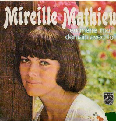 Mireille Mathieu - Emmène-moi Demain Avec Toi Vinyl Singles Vinyl Very Good (VG) <br> Hoes Good Plus (G+)