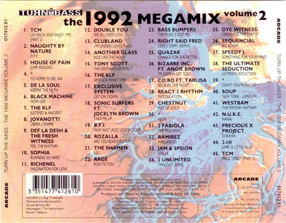 Various - Turn Up The Bass - The Megamix Volume * (CD) Compact Disc Goede Staat