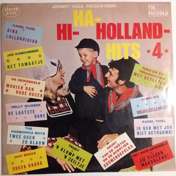 Various - Hi-Ha-Holland Hits 4 (LP) (B-Keus) Vinyl LP Vinyl Slecht / Hoes Goed