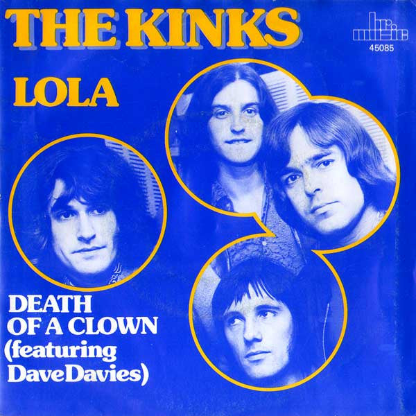 Kinks - Lola Vinyl Singles Vinyl Very Good (VG) <br> Hoes Good Plus (G+)