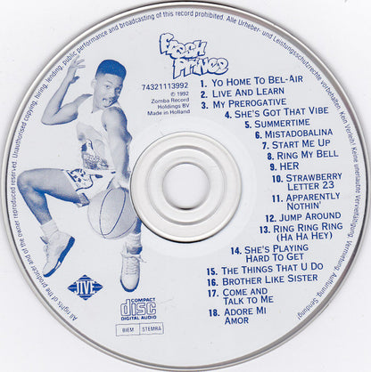 Various - The Fresh Prince Of Bel-Air The Original Soundtrack (CD) Compact Disc Goede Staat