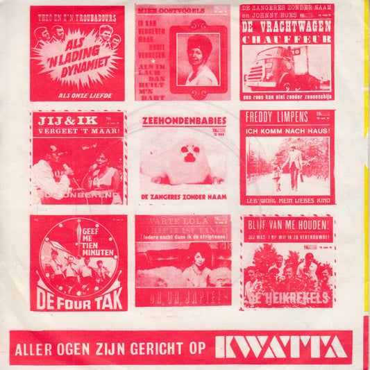 Zangeres Zonder Naam - Het Soldaatje (De Vier Raadsels)b Vinyl Singles Vinyl Goed / Hoesje Slecht "VINYLSINGLES.NL"