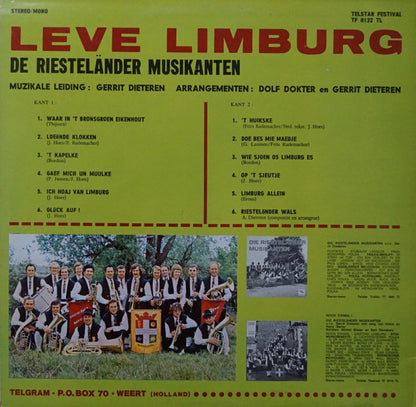 Riestländer Musikanten - Leve Limburg (LP)