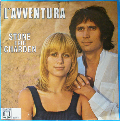 Stone Et Eric Charden - L'Avventura Vinyl Singles Vinyl Very Good (VG) <br> Hoes Good Plus (G+)