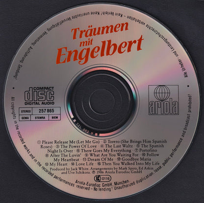 Engelbert Humperdinck - Release Me (CD) Compact Disc Goede Staat