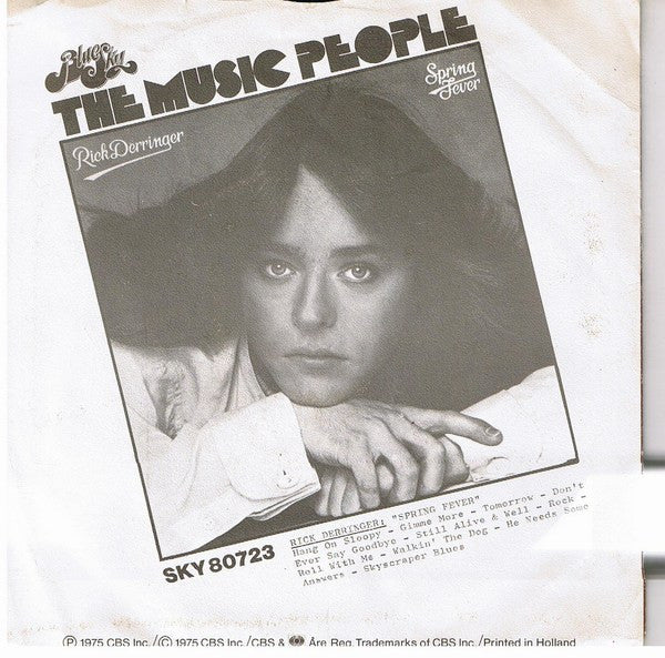 Rick Derringer - Hang On Sloopy Vinyl Singles Vinyl Very Good (VG) <br> Hoes Good Plus (G+)