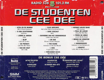 Various - De Studenten Cee Dee (CD) Compact Disc 2x Goede Staat