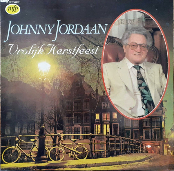 Johnny Jordaan - Vrolijk Kerstfeest (LP) Vinyl LP Vinyl Very Good (VG) <br> Hoes Good Plus (G+)