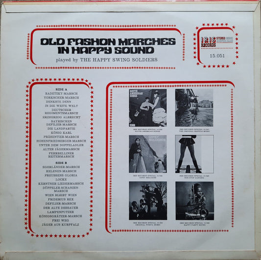 Happy Swing Soldiers - Old Fashion Marches In Happy Sound (LP) Vinyl LP Vinyl Zeer Goed / Hoesje Goed "VINYLSINGLES.NL"