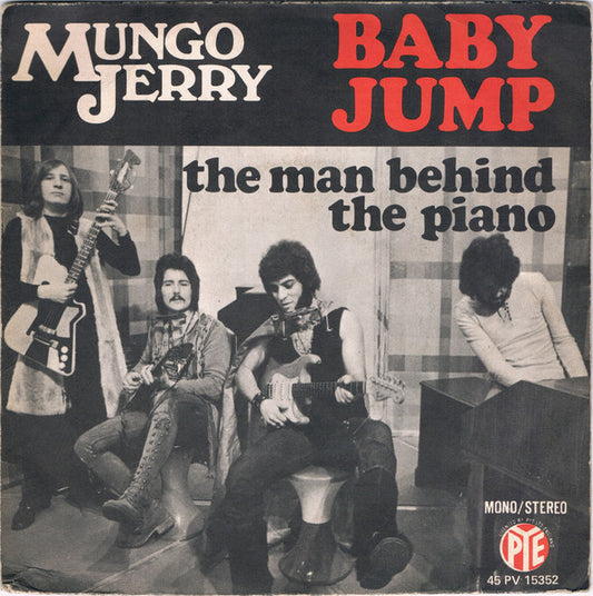 Mungo Jerry - Baby Jump Vinyl Singles Vinyl Very Good (VG) <br> Hoes Good Plus (G+)
