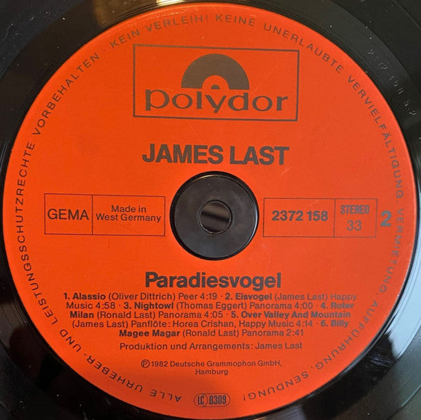 James Last - Paradiesvogel (LP) 40587 Vinyl LP Goede Staat