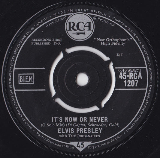 Elvis Presley - O Sole Mio (It's Now Or Never)
