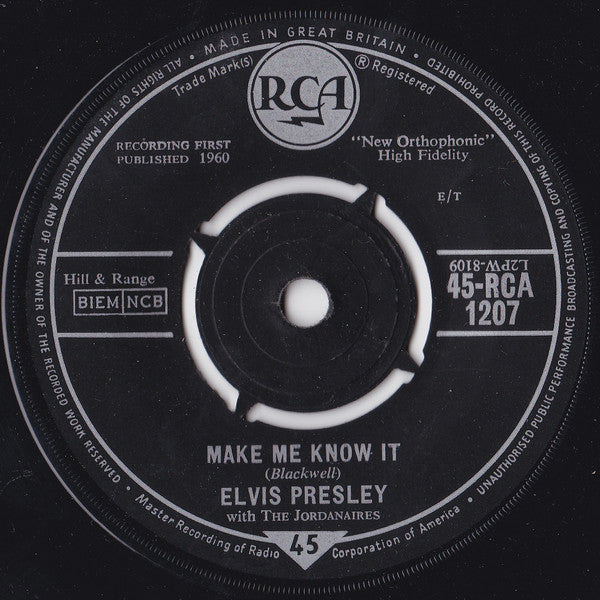 Elvis Presley - O Sole Mio (It's Now Or Never)