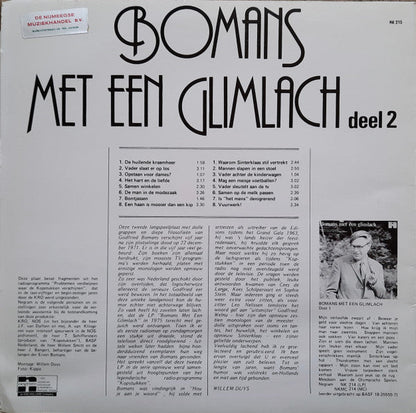 Godfried Bomans - Bomans Met Een Glimlach Deel 2 (LP) 97-45756