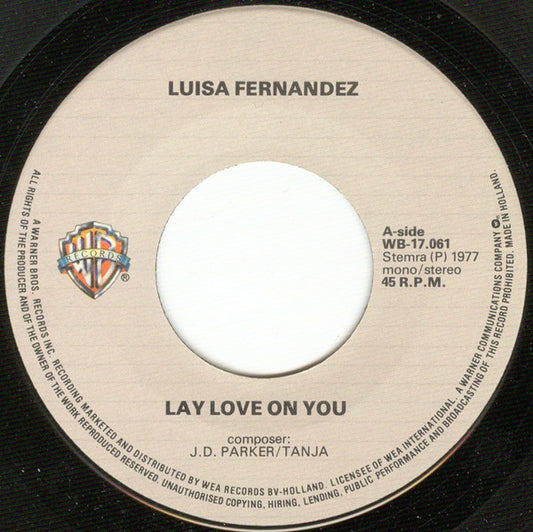 Luisa Fernandez - Lay Love On You 38681 Vinyl Singles Goede Staat