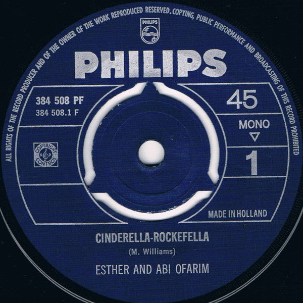 Esther And Abi Ofarim - Cinderella Rockefella 25609 Vinyl Singles Hoes: Generic