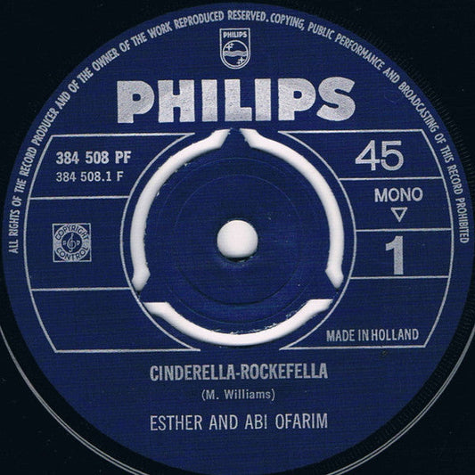 Esther And Abi Ofarim - Cinderella Rockefella 25609 Vinyl Singles Hoes: Generic