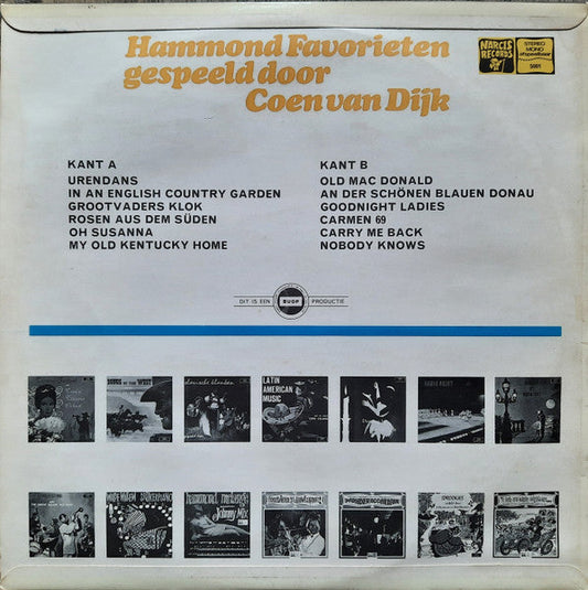 Coen van Dijk - Hammond Favorieten (LP) 41267