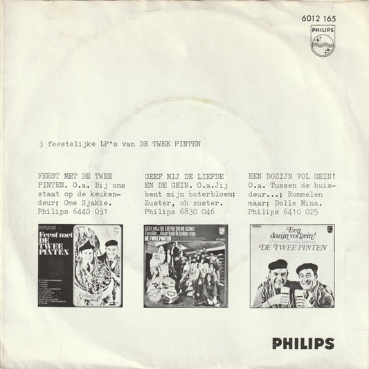 Twee Pinten - Zwaaien En Zwieren Vinyl Singles Vinyl Zeer Goed / Hoesje Goed "VINYLSINGLES.NL"