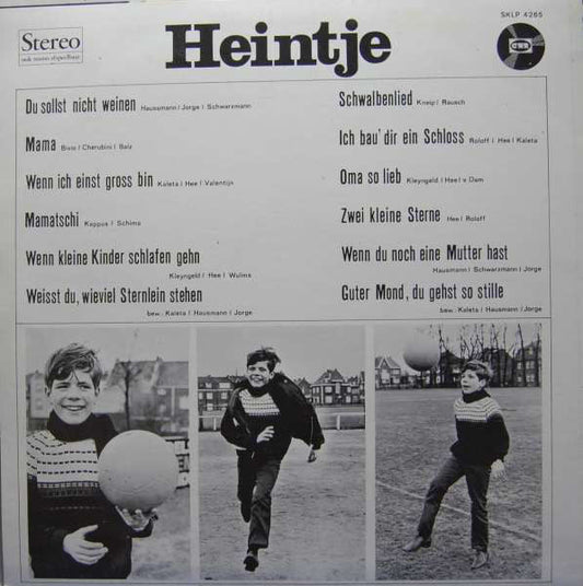 Heintje - Heintje (LP) Vinyl LP Vinyl Zeer Goed / Hoesje Goed "VINYLSINGLES.NL"
