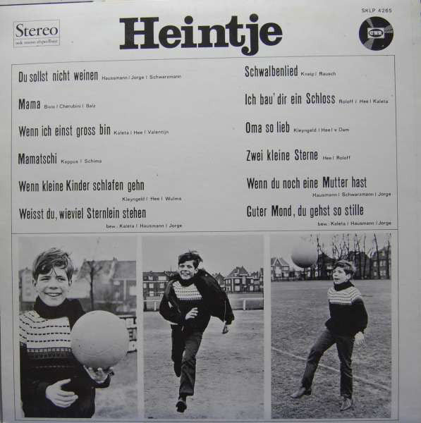Heintje - Heintje (LP) Vinyl LP Vinyl Very Good (VG) <br> Hoes Good Plus (G+)