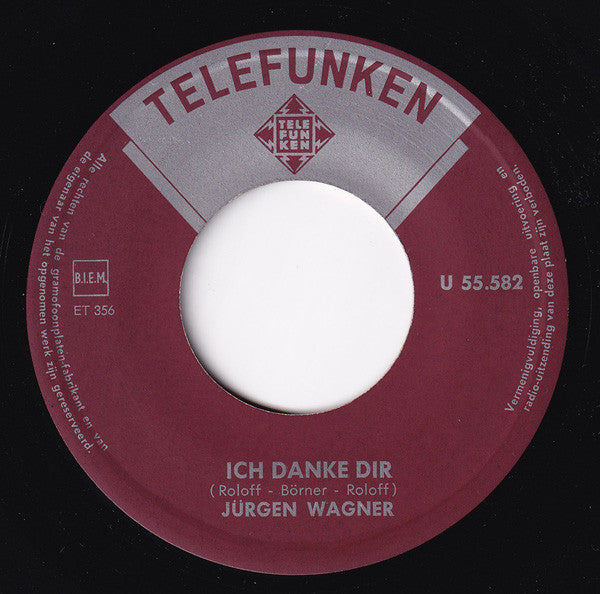 Jürgen Wagner - Majorie Vinyl Singles Vinyl Very Good (VG) <br> Hoes Generic