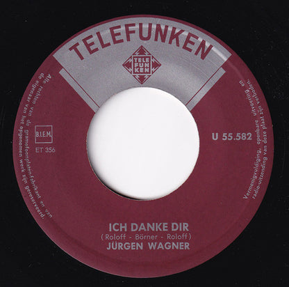 Jürgen Wagner - Majorie Vinyl Singles Vinyl Very Good (VG) <br> Hoes Generic