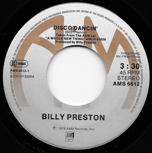 Billy Preston - Disco Dancin' 35336 Vinyl Singles Goede Staat