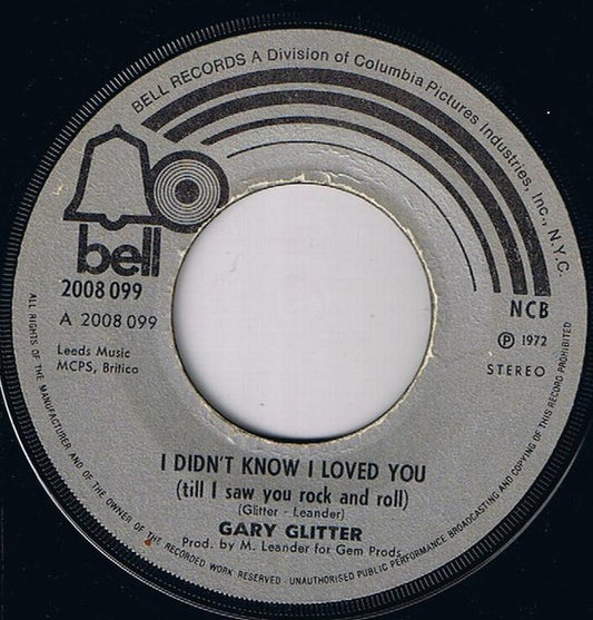 Gary Glitter - I Didn't Know I Loved You 33968 Vinyl Singles VINYLSINGLES.NL