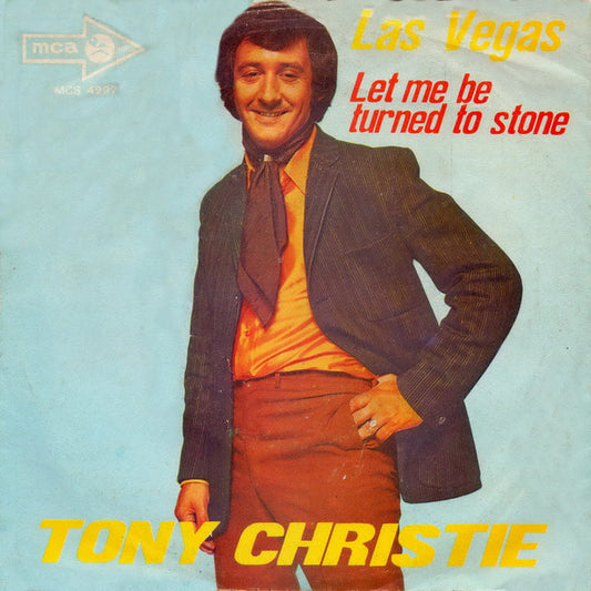 Tony Christie - Las Vegas Vinyl Singles Vinyl Very Good (VG) <br> Hoes Good Plus (G+)