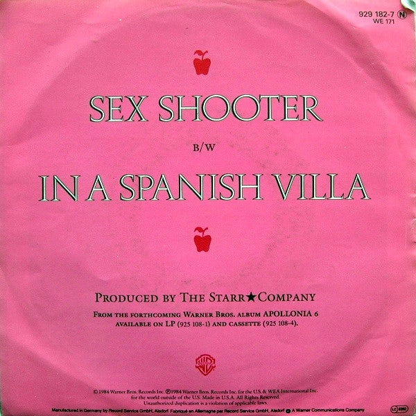 Apollonia 6 - Sex Shooter Vinyl Singles Vinyl Goed / Hoes Sticker