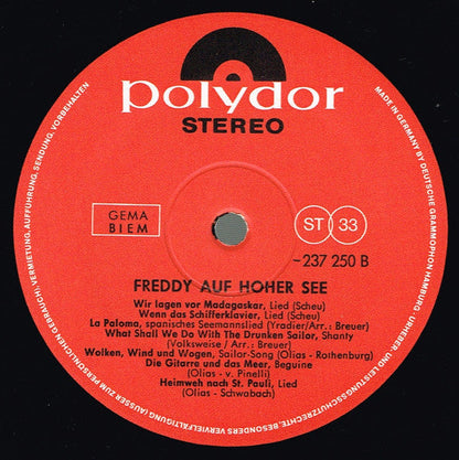 Freddy - Auf Hoher See (LP) 48915