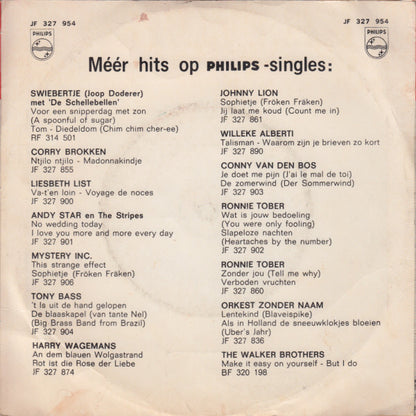 Willeke Alberti - Morgen Ben Ik De Bruid 43479 Vinyl Singles Vinyl Very Good (VG) <br> Hoes Good Plus (G+)