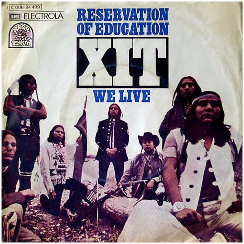 XIT - Reservation Of Education Vinyl Singles Vinyl Very Good (VG) <br> Hoes Good Plus (G+)